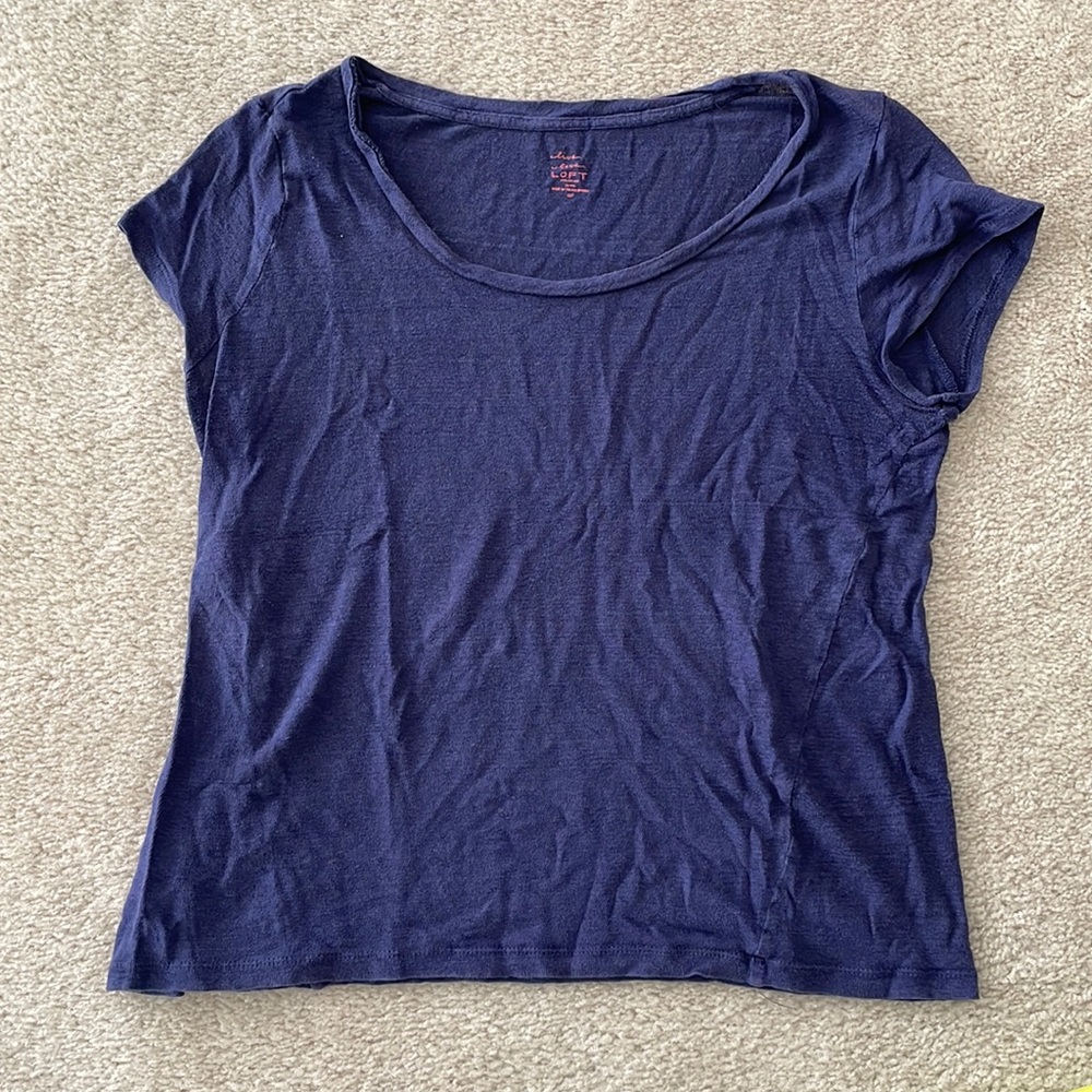 [LOFT] Semi sheer tshirt